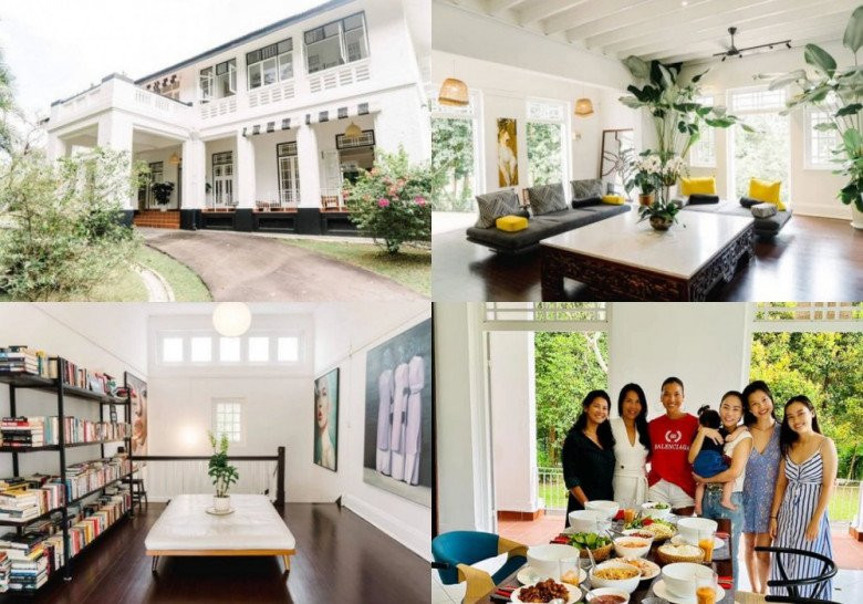 Từ năm 2019, gia đình Bằng Lăng đã sang Singapore sinh sống. Chồng cô thuê một căn biệt thự xa hoa, sang trọng, có tuổi đời hơn 80 năm làm tổ ấm.