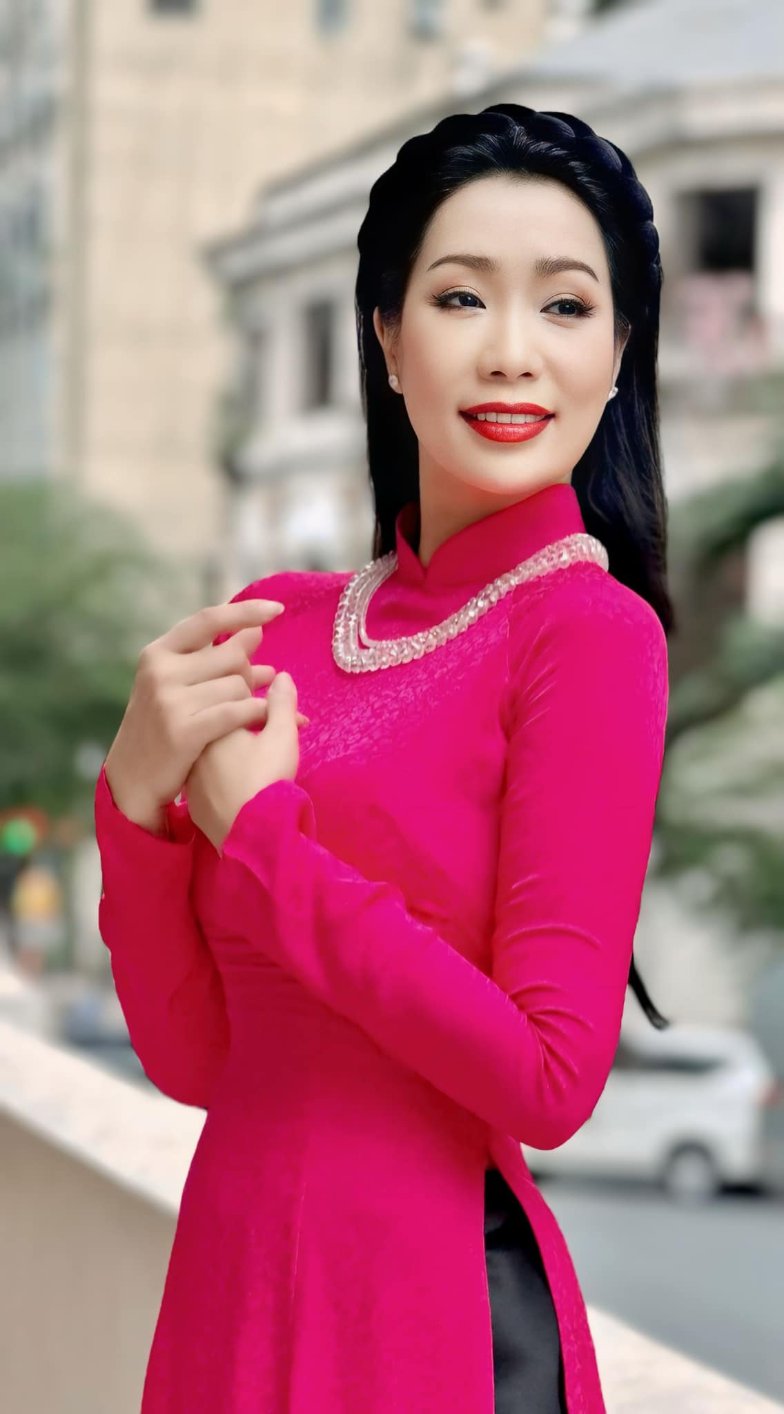 Có lẽ cuộc sống viên mãn và sự nghiệp thành đạt góp phần giúp Trịnh Kim Chi lưu giữ được nhan sắc trẻ đẹp.