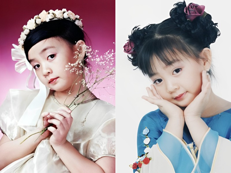 Khác với Xuân Nghi, Xuân Mai lúc nhỏ nổi tiếng hơn. Sự đáng yêu, lối trình diễn tự tin, giọng hát trong trẻo giúp giọng ca nhí càng nổi tiếng khi cô lên 5, 6 tuổi. Ảnh: Người đưa tin