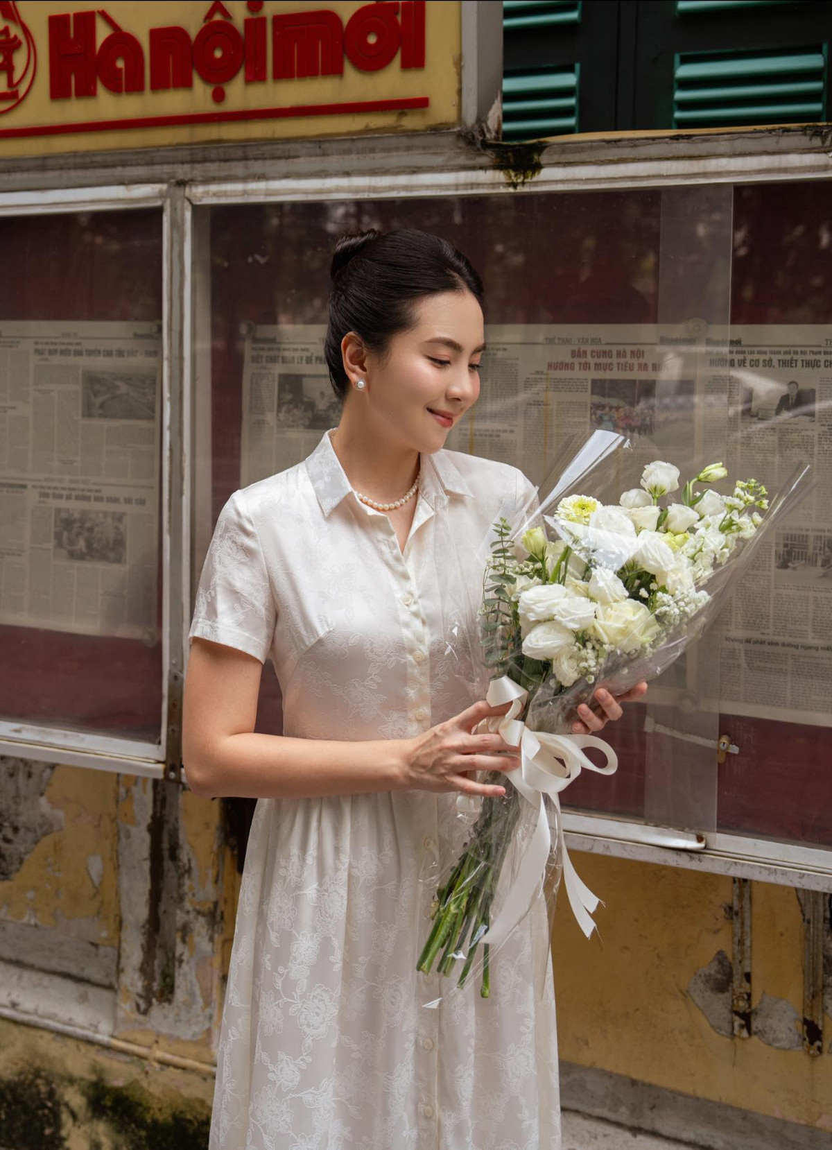 BTV Mai Ngọc viết: "Thứ ta chụp lại là thời tiết đẹp, là tâm trạng tốt, là vô số khoảnh khắc tuyệt vời, là thanh xuân, là năm tháng, là những thứ không thể quay trở lại". Ảnh: FB Mai Ngọc