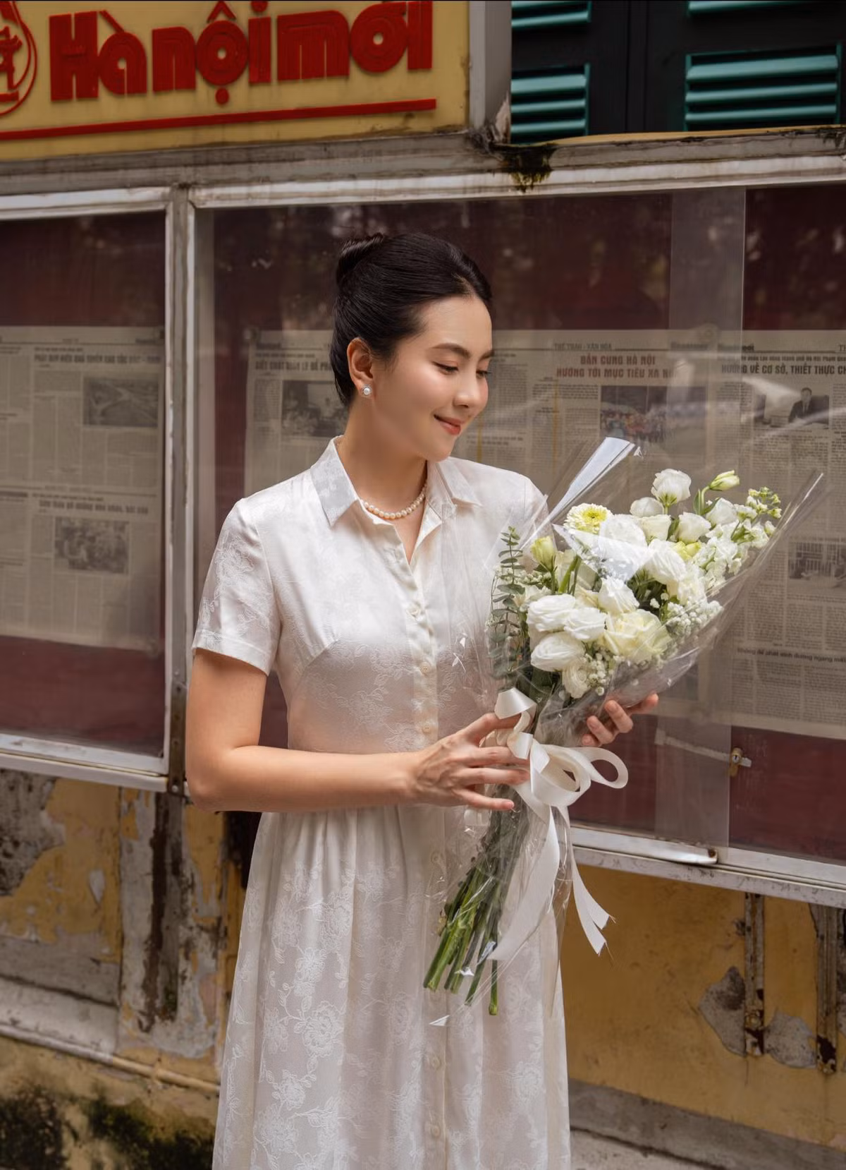 BTV Mai Ngọc viết: "Thứ ta chụp lại là thời tiết đẹp, là tâm trạng tốt, là vô số khoảnh khắc tuyệt vời, là thanh xuân, là năm tháng, là những thứ không thể quay trở lại". Ảnh: FB Mai Ngọc