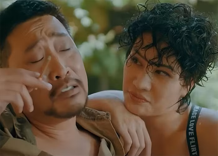 Người vào vai Ly, người tình của trùm xã hội đen Dương "cơ bắp" trong phim " Độc đạo" là nữ diễn viên Minh Cúc. (Ảnh: FB Minh Cúc)