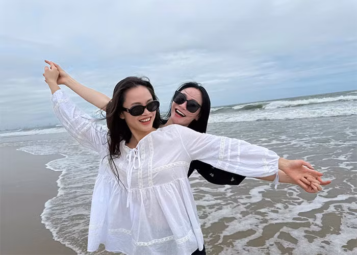 Theo chia sẻ của nữ diễn viên "Hương vị tình thân" con gái cô là người hướng ngoại, cá tính mạnh mẽ. (Ảnh: FB Quách Thu Phương)