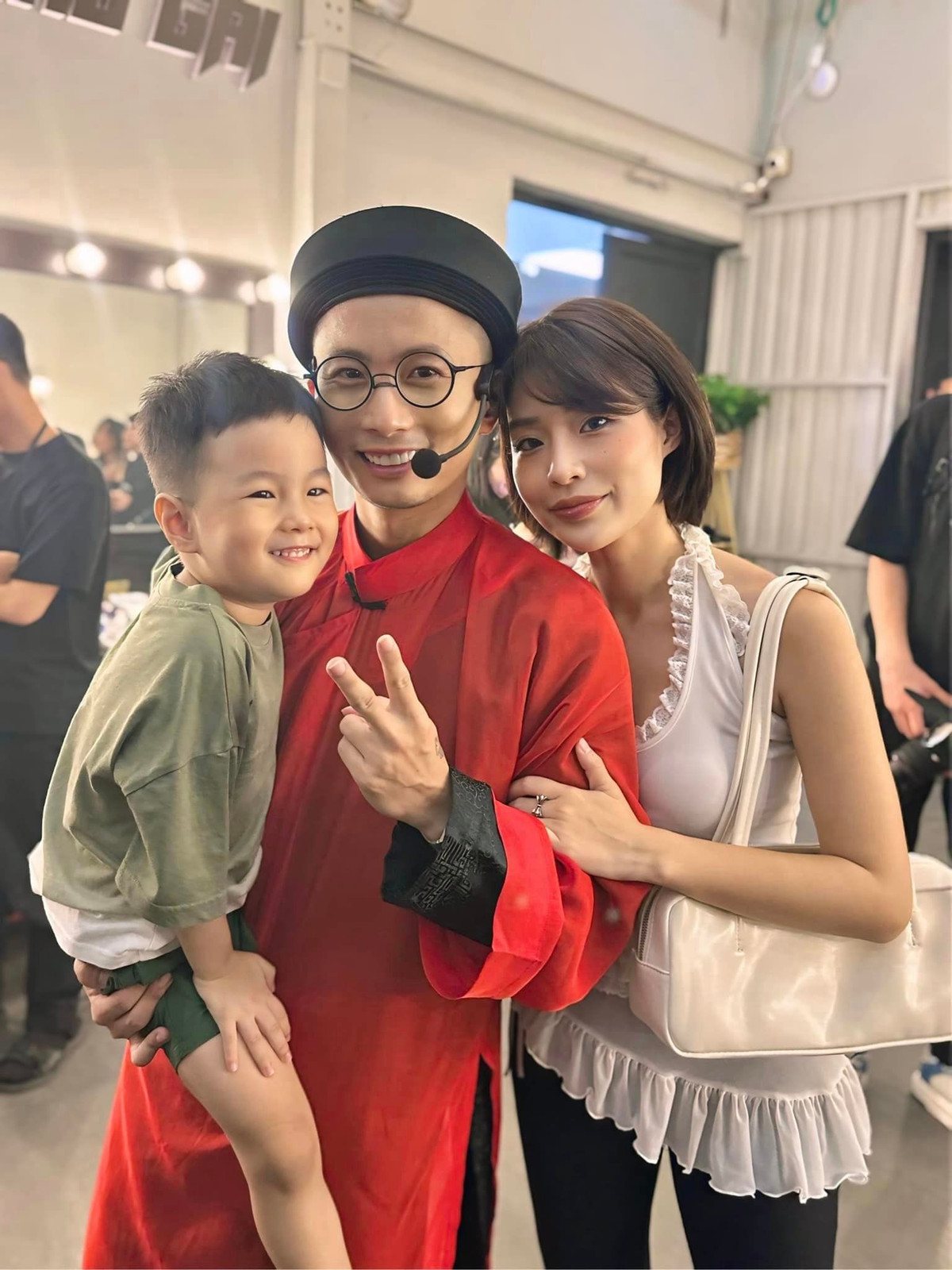 Vợ rapper Rhymastic - Lại Thanh Huyền trước đó là gương mặt mẫu lookbook quen thuộc của nhiều thương hiệu thời trang ở Hà Nội. Ảnh: FB Thanh Huyền