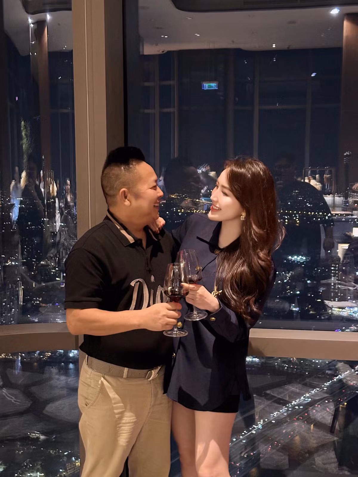 Bảo Thy đang có cuộc sống hạnh phúc đáng ngưỡng mộ bên chồng đại gia. Ảnh: FBNV