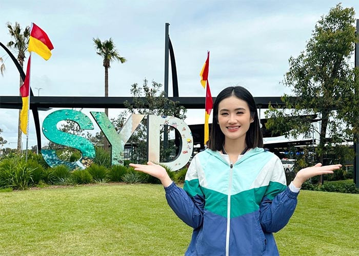Ý Nhi bất ngờ chọn sang Australia du học là để tiếp tục tham gia các lớp học tiếng Anh, nâng cao kỹ năng.