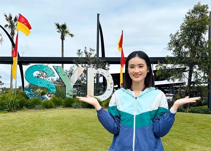 Ý Nhi bất ngờ chọn sang Australia du học là để tiếp tục tham gia các lớp học tiếng Anh, nâng cao kỹ năng.