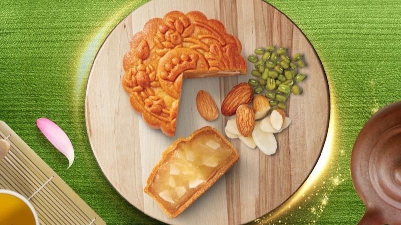 Nhiều địa chỉ bán bánh Trung thu còn tung ra dòng bánh Trung thu cho người tiểu đường được làm từ công thức đặc biệt. Ảnh: Bách hoá Xanh