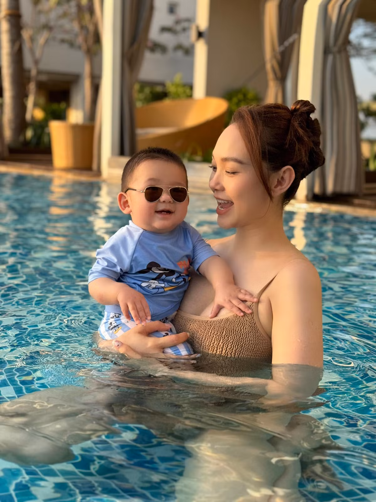 Minh Hằng hiện tại có cuộc hôn nhân hạnh phúc.