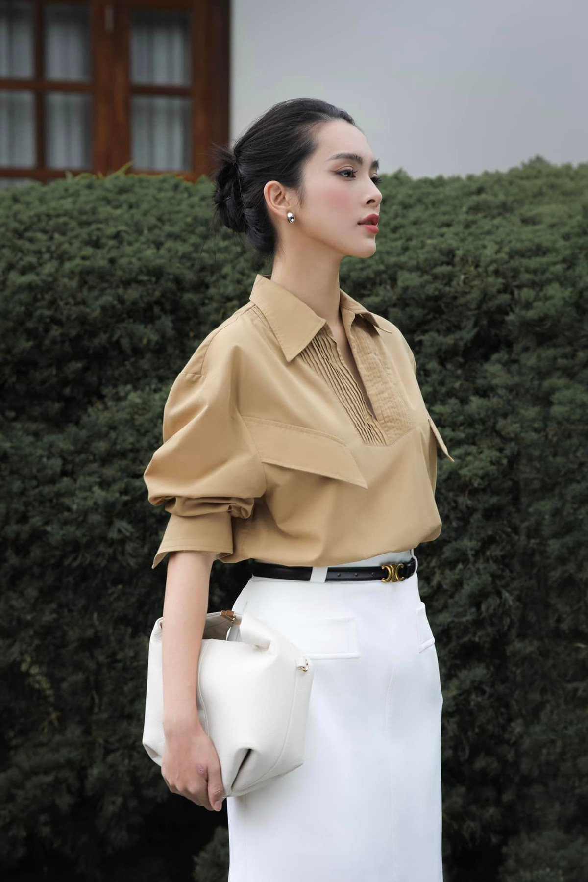 Diễn viên Quỳnh Lương xinh đẹp khí chất. Ảnh: FB Quỳnh Lương