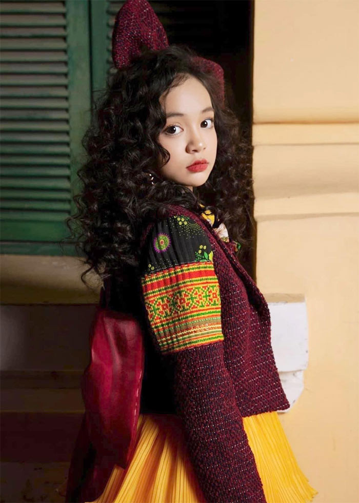 Chu Diệp Anh đóng phim từ khi mới 5 tuổi. Đến nay cô bé đã đóng hơn chục bộ phim. (Ảnh: FB Chu Diệp Anh)