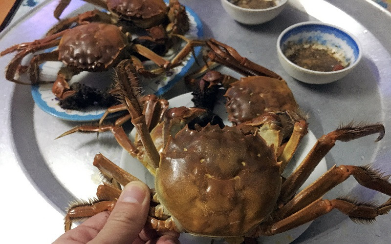 Một đặc sản Bắc Giang mà du khách chắc chắn phải thử đó là các món từ cua da. Đây là một loài cua sinh sống trong các vùng ghềnh đá cạnh sông Cầu. Loại cua quý hiếm với gạch đầy, thịt chắc, ngọt, được chế biến thành nhiều món ăn ngon như cua rang muối, cua hấp, lẩu cua,…