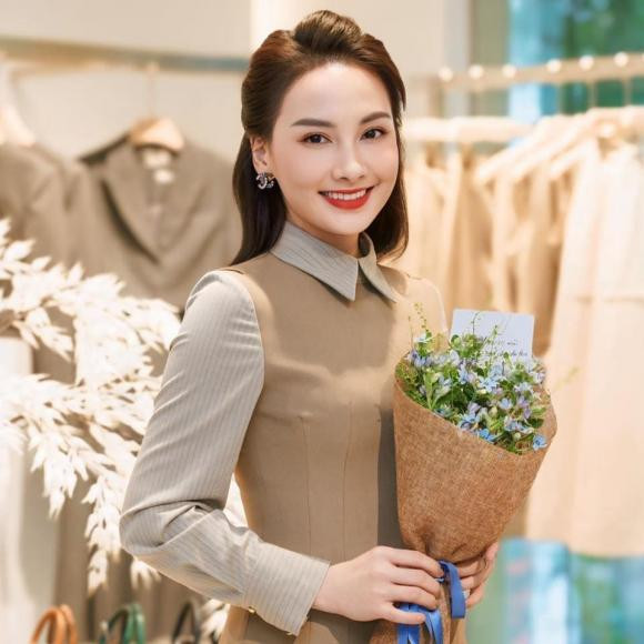 Diễn viên Bảo Thanh đăng ảnh mới, chào tháng 10 ngọt ngào. Ảnh: FB Bảo Thanh