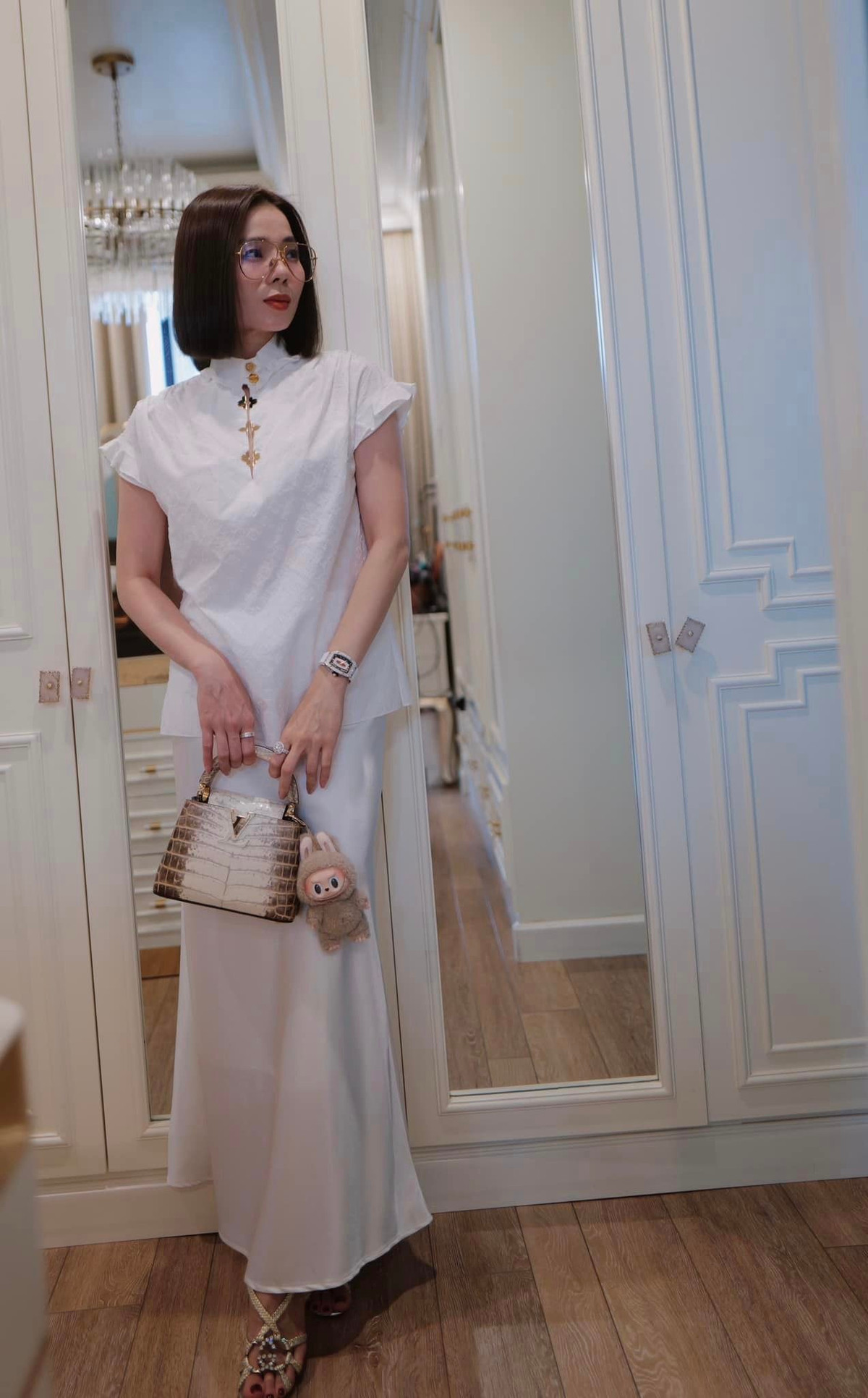 Ca sĩ Lệ Quyên đẹp dịu dàng. Ảnh: FB Lệ Quyên