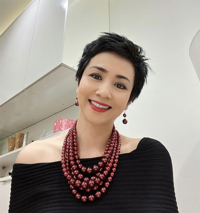 Năm 2019, Thúy Hiền tái hôn với người bạn thân từ nhỏ. Tuy nhiên cuộc hôn nhân thứ hai này cũng không kéo dài. (Ảnh: FB Thúy Hiền)