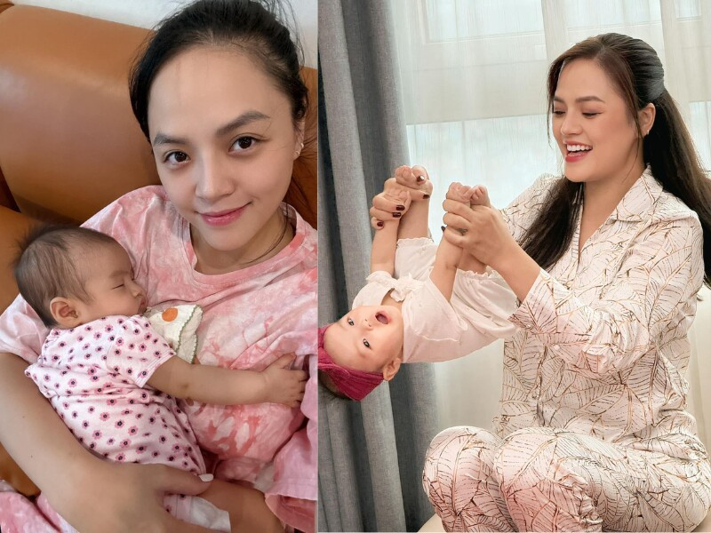 Cô không ngại khoe những khoảnh khắc không son phấn, để lộ những dấu vết thời gian trên gương mặt. Ảnh: FB Nguyễn Thu Quỳnh