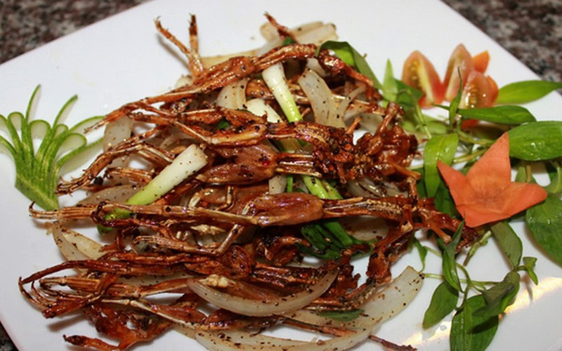 Khô nhái là một loại đặc sản khô rất đặc biệt ở Sa Đéc. Mặc dù không quá phổ biến ở các vùng khác, nhưng khô nhái rất nổi tiếng và được ưa chuộng ở đây. Đây là một đặc sản đặc trưng của khu vực đồng bằng sông Cửu Long. Ảnh: Bách hoá Xanh