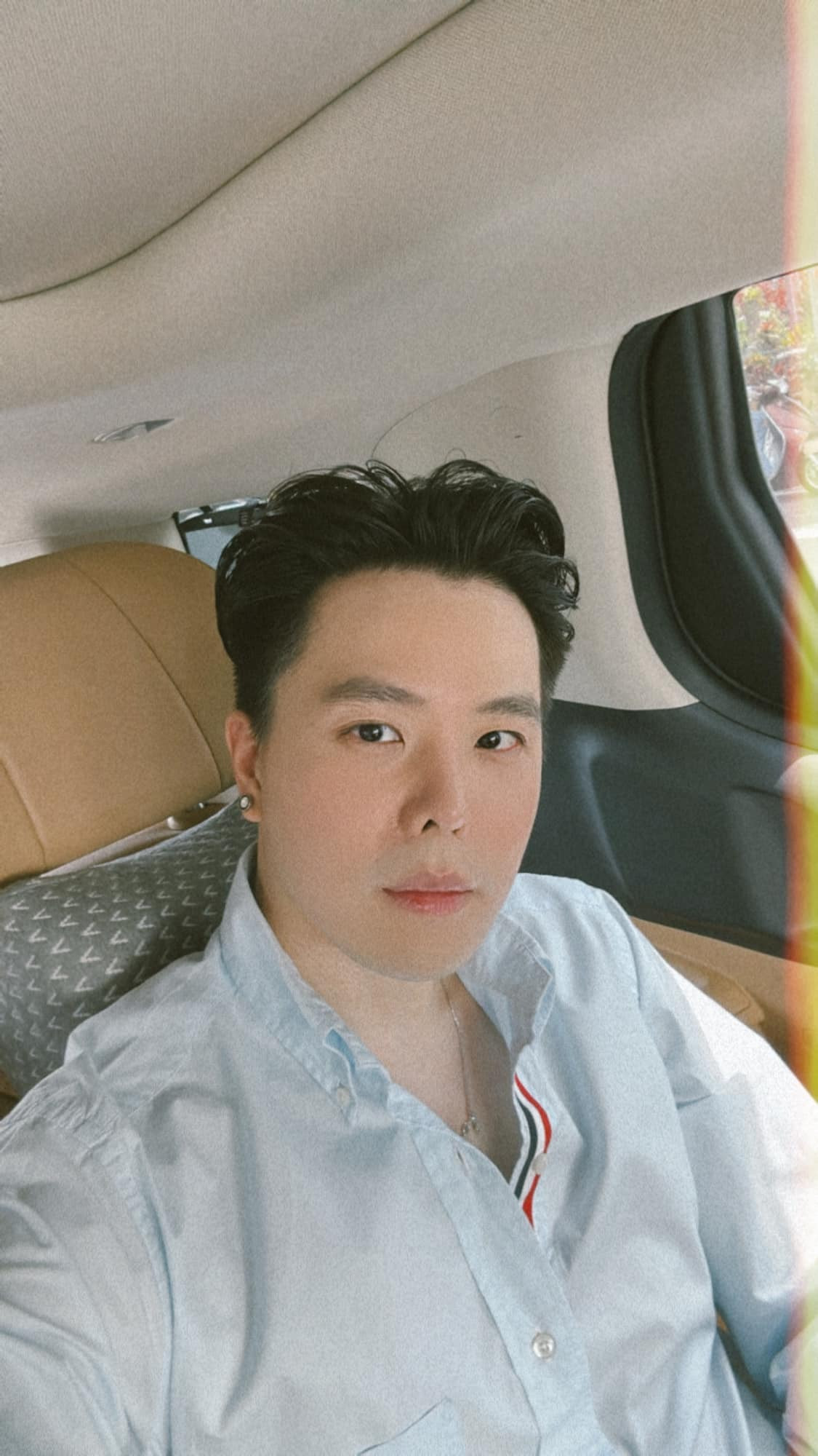 Ca sĩ Trịnh Thăng Bình khoe tóc mới. Ảnh: FB Trịnh Thăng Bình