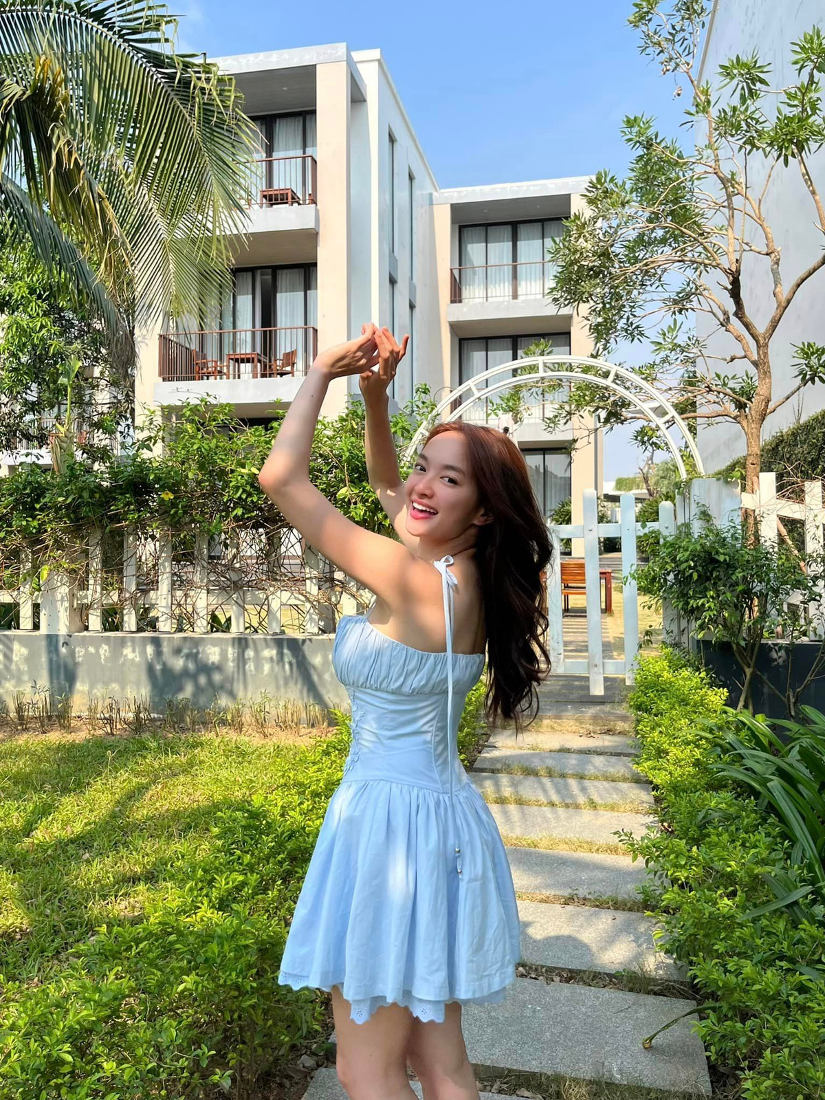 Kaity Nguyễn khoe nhan sắc xinh đẹp rạng rỡ. Ảnh: FB Kaity Nguyen