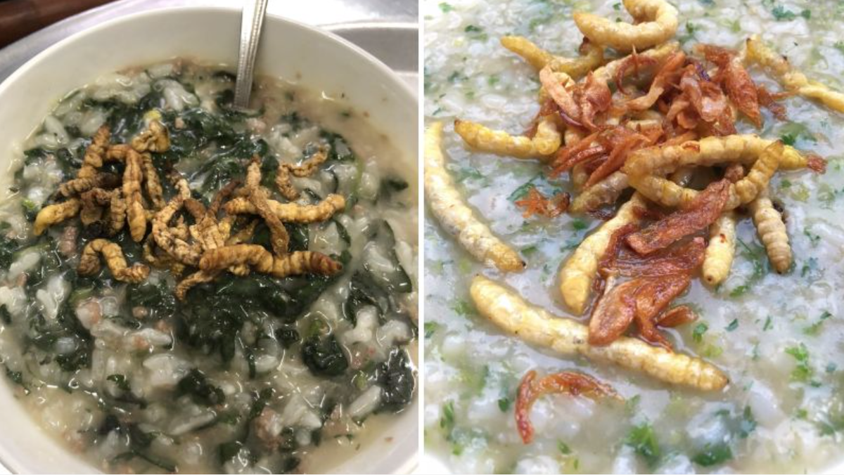 Cháo sâu chít cũng rất nhiều dưỡng chất, giúp chữa còi xương, suy dinh dưỡng cho trẻ nhỏ. Ảnh: Dân Việt