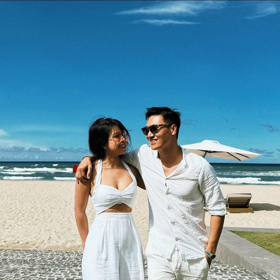 Sau khi kết hôn, Lan Phương trở thành hậu phương vững chắc để diễn viên Mạnh Trường tập trung vào con đường diễn xuất. Ảnh: FB Phuong Pham