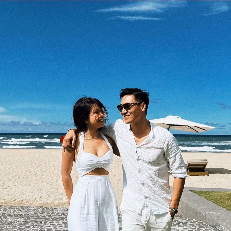 Sau khi kết hôn, Lan Phương trở thành hậu phương vững chắc để diễn viên Mạnh Trường tập trung vào con đường diễn xuất. Ảnh: FB Phuong Pham