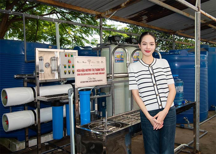 Khác với hình ảnh lộng lẫy mỗi khi đi dự sự kiện, đời thường, Hoa hậu Quốc tế Thanh Thủy mặc rất giản dị. (Ảnh: FB Huỳnh Thị Thanh Thủy)