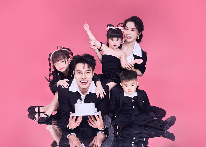 Gia đình hạnh phúc của Lê Dương Bảo Lâm.