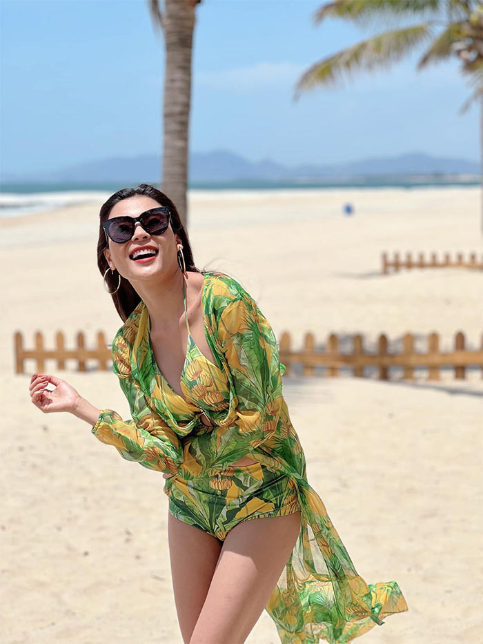 Nhan sắc của bà mẹ một con ngày càng thăng hạng.