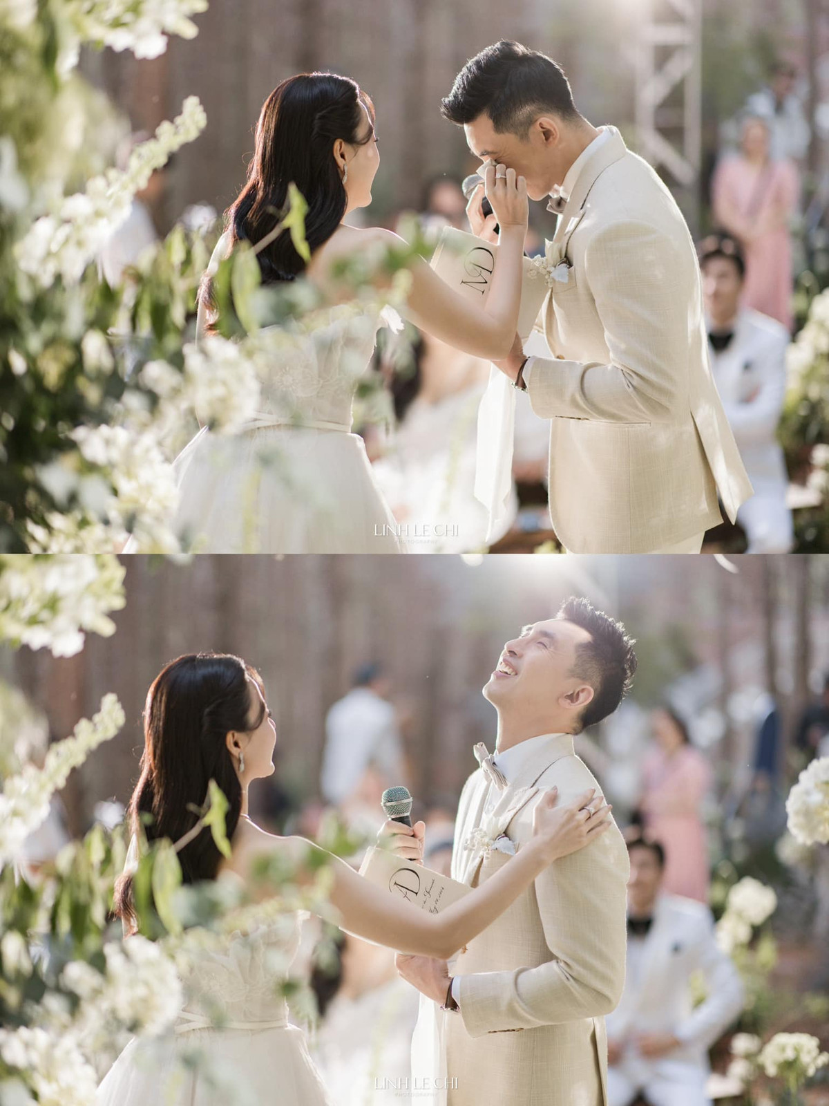 Người đẹp cho biết, cô vốn muốn giữ lại những bức ảnh này để trưng bày trong đám cưới sắp tới, song vì nhiều hình ảnh đã bị rò rỉ, không muốn gây ra thông tin sai lệch nên nữ diễn viên quyết định chia sẻ luôn.