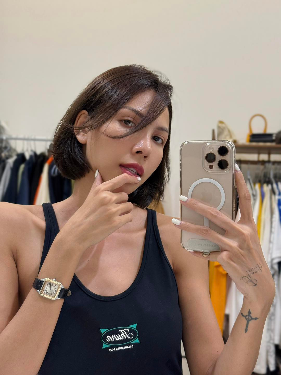 Minh Triệu selfie cận nhan sắc. Ảnh: FB Minh Triệu