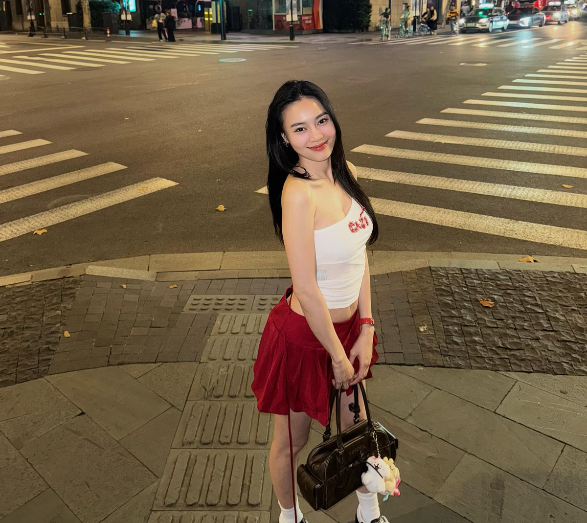 Diễn viên Lan Ngọc tăng cân, hình thể tròn trịa hơn trước. Ảnh: FB Ninh Dương Lan Ngọc