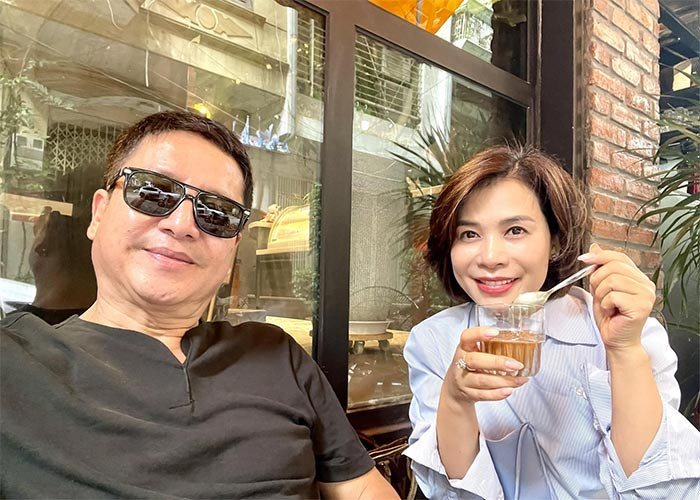 Hết buổi sáng, Táo Giao thông lại đi tập thể hình rồi về ăn trưa và chiều anh lại thảnh thơi với những việc mình yêu thích. (Ảnh: FB Chí Trung)