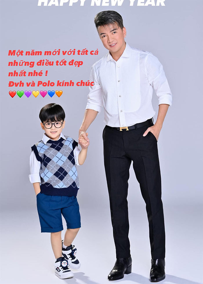 Bé Polo được Đàm Vĩnh Hưng chăm sóc rất chu đáo và đầy đủ từ việc ăn uống, học hành, vui chơi, du lịch. Quần áo, trang phục của Polo đều là đồ hiệu đắt tiền.