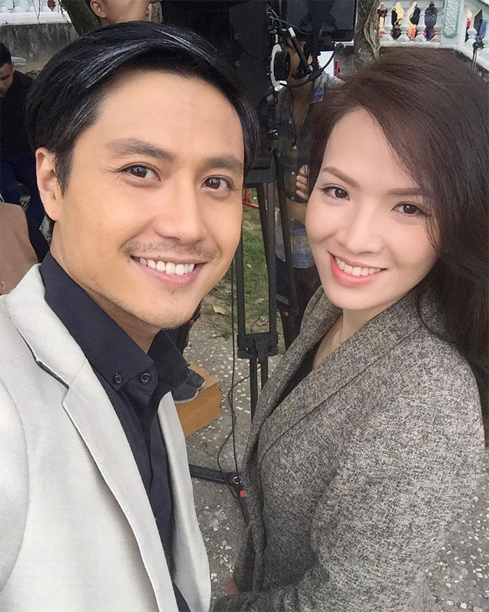 Thanh Sơn đóng cặp với Đan Lê trong phim "Cả một đời ân oán".