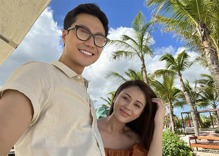 Lương Thu Trang cũng là bạn diễn của Thanh Sơn. Cả hai đóng cặp trong phim "Đấu trí".