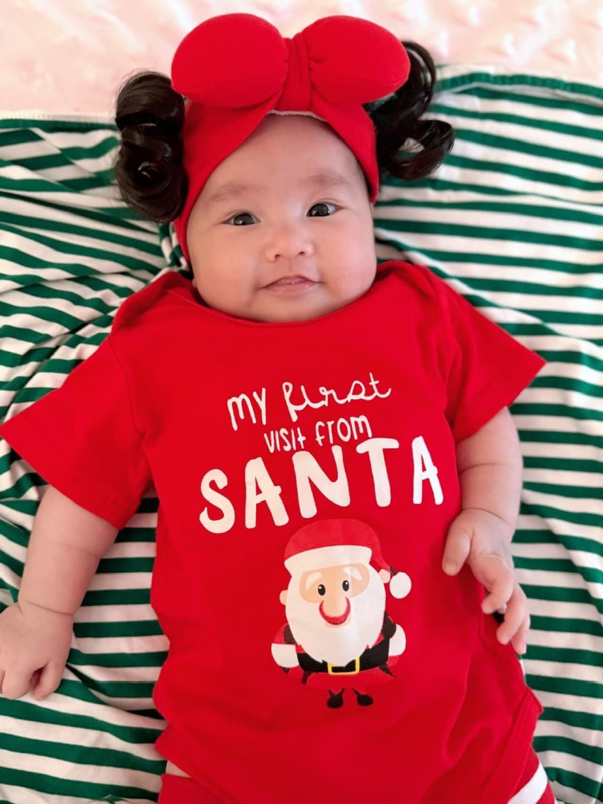 Ngay từ khi ra đời, Gia Linh đã tận hưởng những dịch vụ chăm sóc tốt nhất khi có bố là diễn viên nổi tiếng, mẹ là doanh nhân. Ảnh: FB Chi Bảo