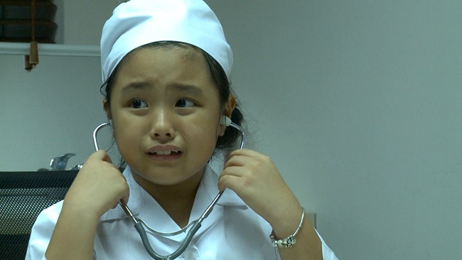 Con gái siêu mẫu Thuý Hạnh thời điểm đó gây chú ý với vẻ ngoài mũm mĩm, đáng yêu. Có thời điểm cô bé nặng tới 64 kg. Ảnh: FB Đời sống Việt