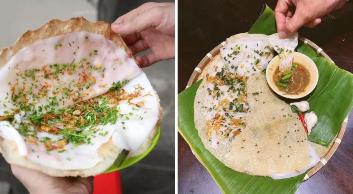 Nếu có dịp du lịch tại Nha Trang, đừng bỏ qua món bánh đập thơm ngon, bình dị tại nơi đây. Món ăn này kết hợp giữa phần bánh ướt bằng bột gạo đã hấp nóng đặt lên trên phần bánh tráng nướng giòn, cho trực tiếp mỡ hành, tôm khô vào rồi gấp lại, cắt thành nhiều phần nhỏ vừa ăn.