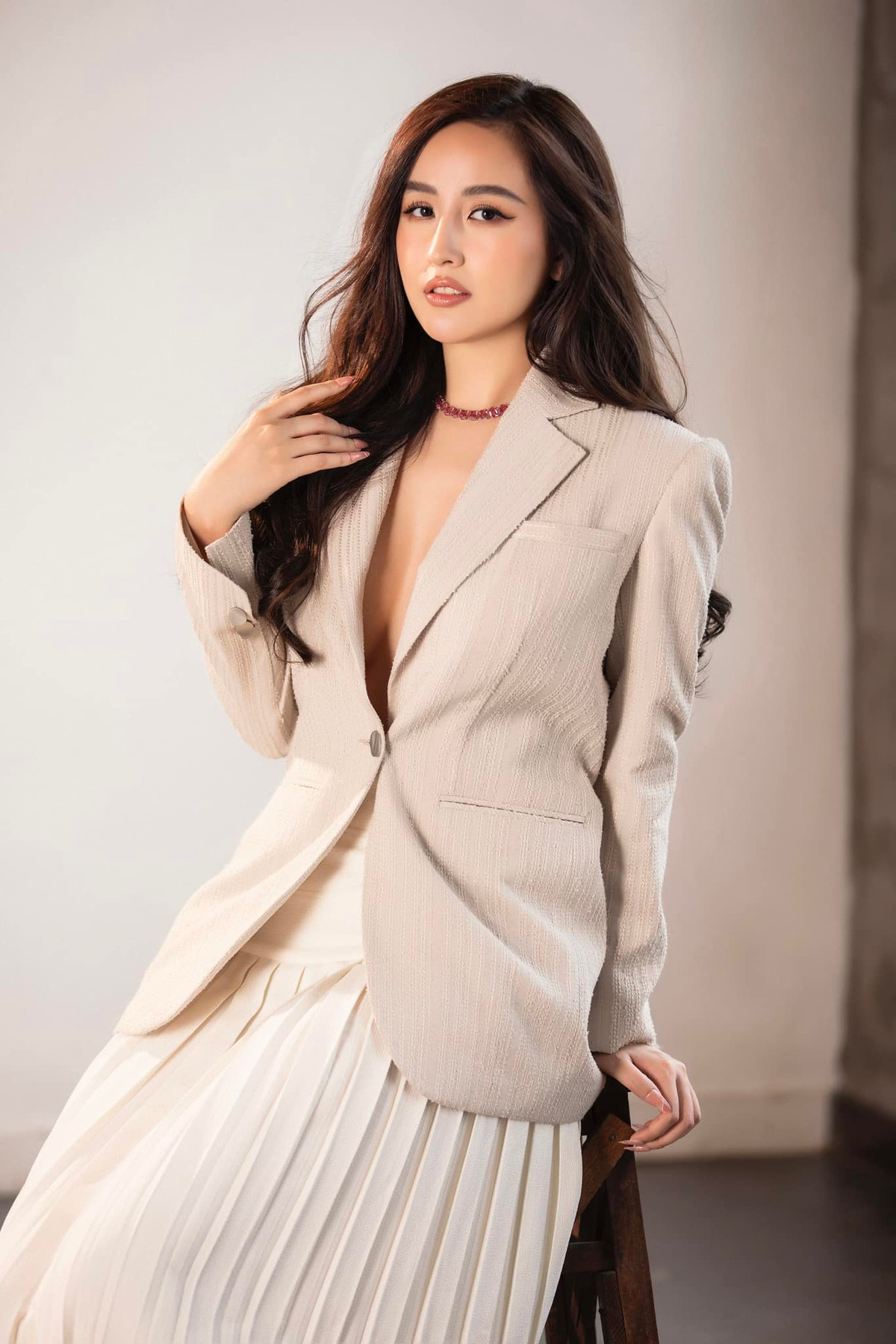 Mỗi lần xuất hiện trước công chúng, Hoa hậu Mai Phương Thúy đều khiến khán giả yêu mến bởi nhan sắc xinh đẹp. Ảnh: FB Mai Phuong Thuy