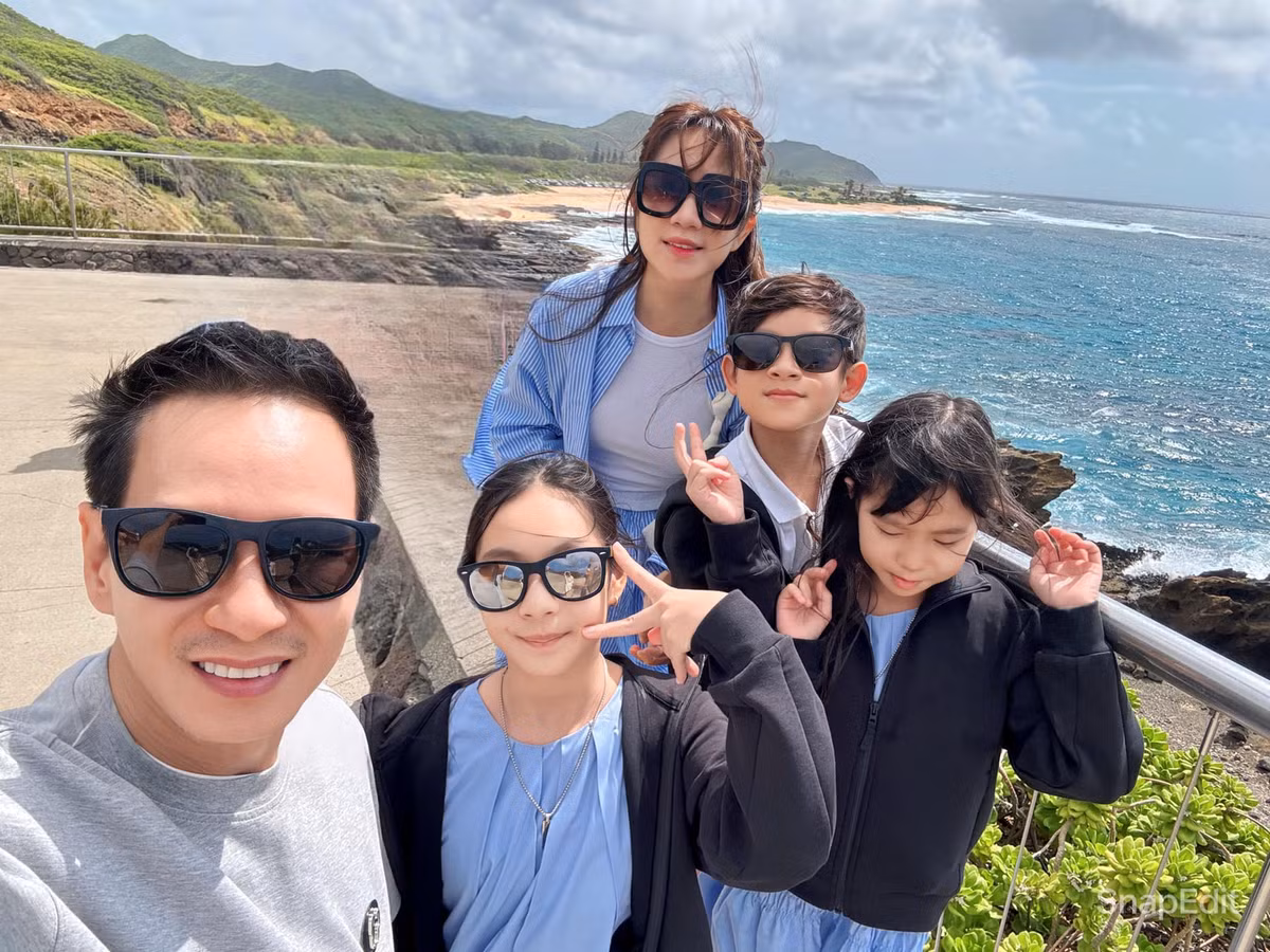 Bốn con của Lý Hải - Minh Hà: Rio, Cherry, Sunny và Mio sinh ra trong gia đình có điều kiện, nhưng từ nhỏ đã được bố mẹ rèn cho thói quen tiết kiệm, lối sống giản dị.