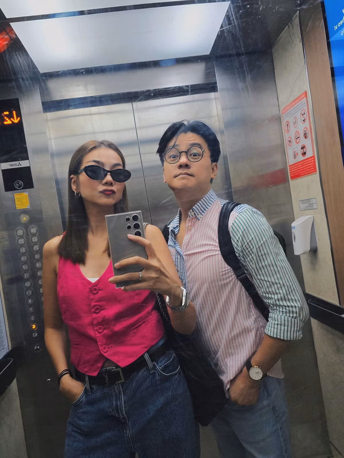 Thời gian rảnh, vợ chồng Thanh Hằng đi cà phê, du lịch hay cùng nhau tập luyện thể thao.