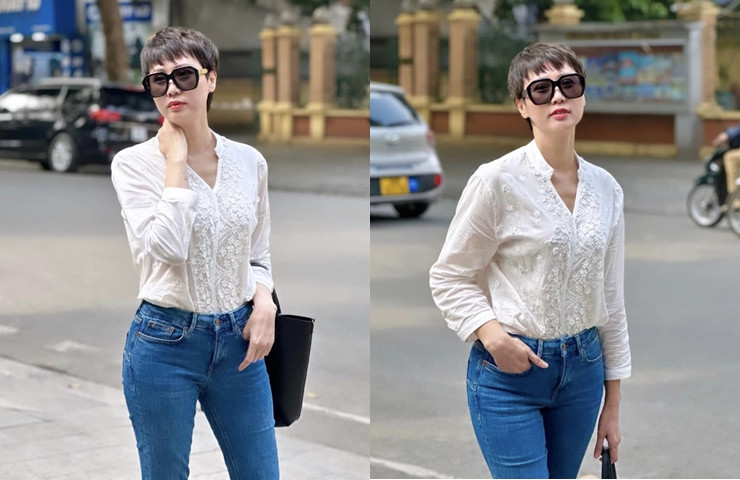 Nhiều người dành lời khen ngợi cho nhan sắc trẻ trung và phong cách thời trang sành điệu của mẹ Hải My.