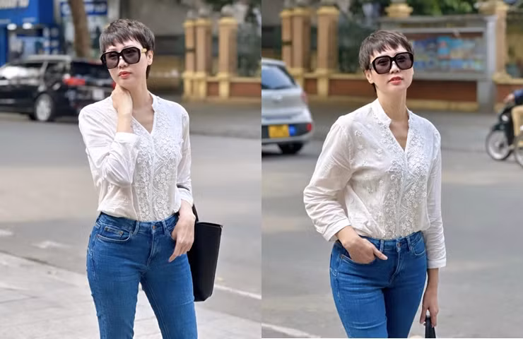 Nhiều người dành lời khen ngợi cho nhan sắc trẻ trung và phong cách thời trang sành điệu của mẹ Hải My.