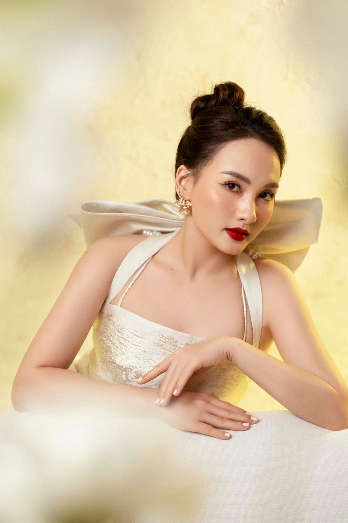 Diễn viên Bảo Thanh hoá quý cô cuốn hút mọi ánh nhìn. Ảnh: FB Bảo Thanh