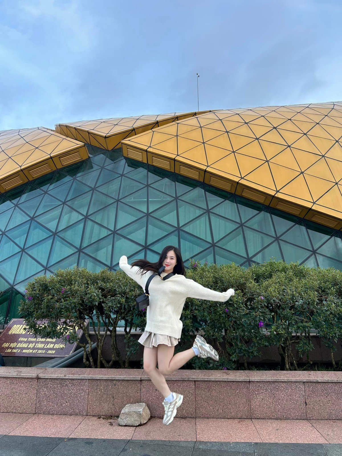 Ca sĩ Hương Tràm check in Đà Lạt. Ảnh: FB Hương Tràm Phạm