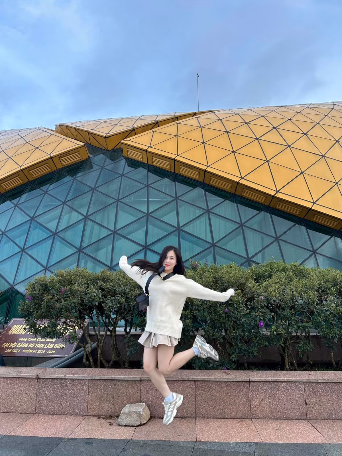 Ca sĩ Hương Tràm check in Đà Lạt. Ảnh: FB Hương Tràm Phạm