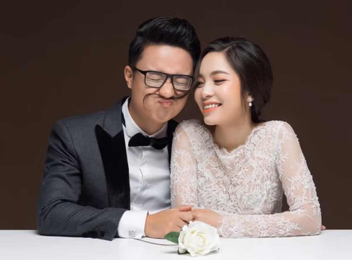 Vợ Sơn Lâm tên Lan Hương, sinh năm 1990, hiện giờ cô đang làm truyền thông và sự kiện. Ảnh: FBNV