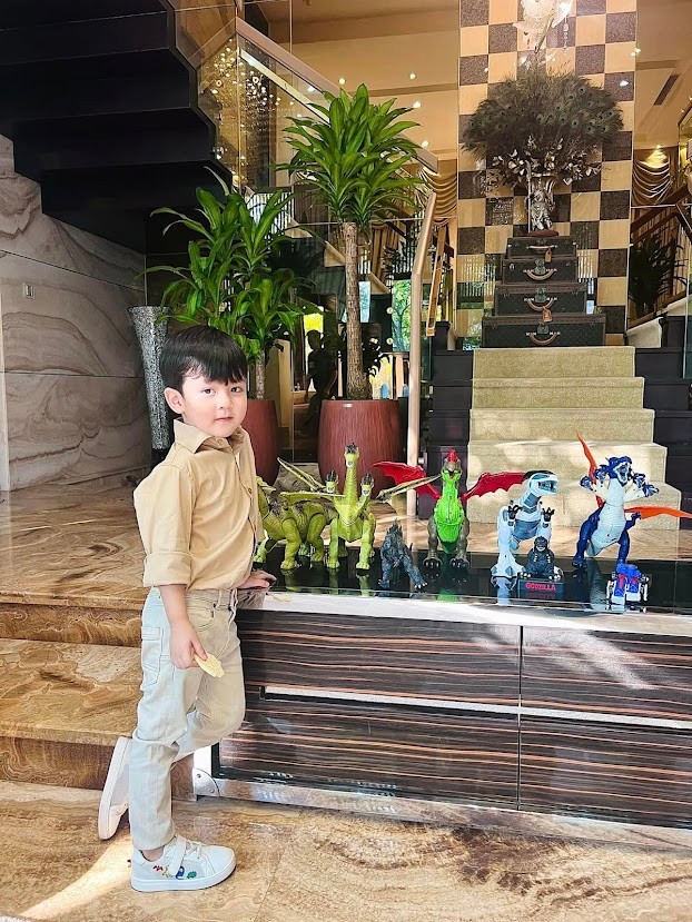 Đàm Vĩnh Hưng còn đưa con trai đi du lịch trong và ngoài nước.