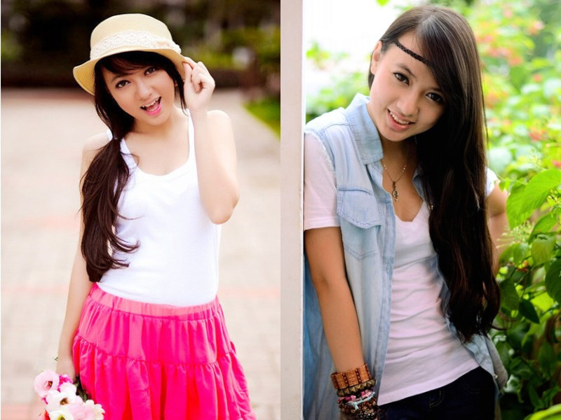 "Bé Xuân Nghi" được nhớ đến với gương mặt bầu bĩnh, đáng yêu và làn da ngăm khỏe mạnh. Vào năm 2010, nữ ca sĩ rời xa showbiz để sang Mỹ du học. Ảnh: FB Xuân Nghi